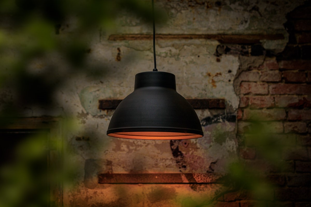 Stylowa lampa sufitowa retro LED MATS 4W filament 12V 2K czarny